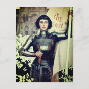 Carte Postale Jeanne d'Arc (illustration d'Albert Lynch)