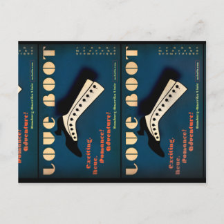 Carte Postale Jeanne : Love Boot