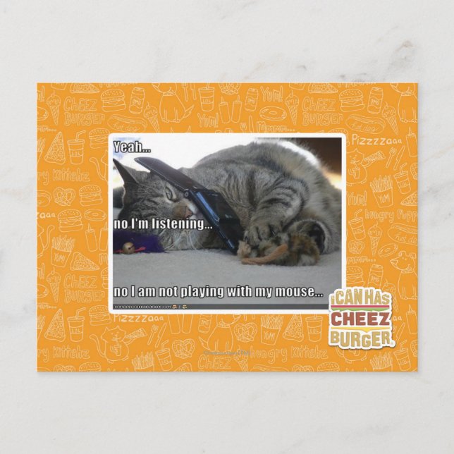 Carte Postale J'écoute (Devant)