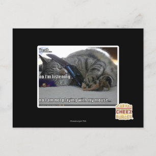 Carte Postale J'écoute