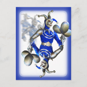 Carte Postale Jecteur bleu