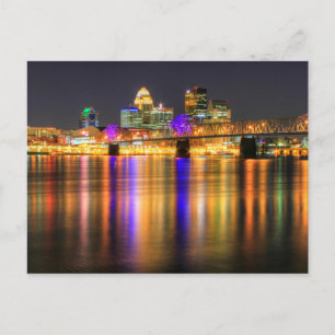 Carte postale Jeffersonville, Indiana, États-Unis