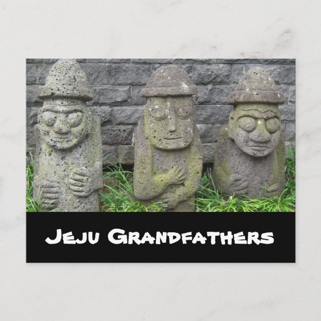 Carte Postale Jeju Grand-père (Devant)