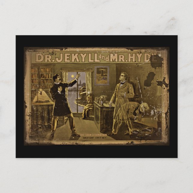 Carte Postale Jekyll et Hyde Poster art (Devant)