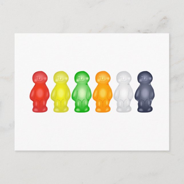 Carte Postale Jelly Babies (Devant)