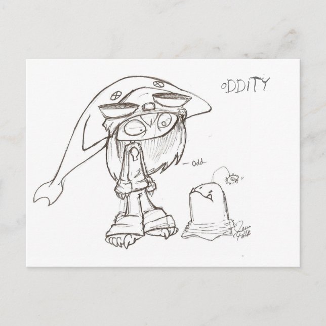 Carte Postale jenn, Oddity (Devant)