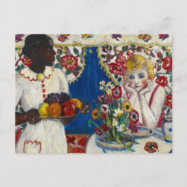 Carte Postale Jenny and Genevieve, 1915 by Florine Stettheimer (Devant)