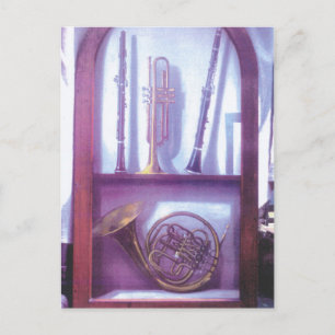 Carte Postale J'entends de la musique douce