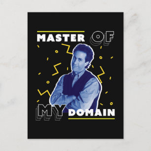 Carte Postale Jerry Seinfeld Master of My Domain