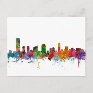 Carte Postale Jersey City New Jersey Skyline