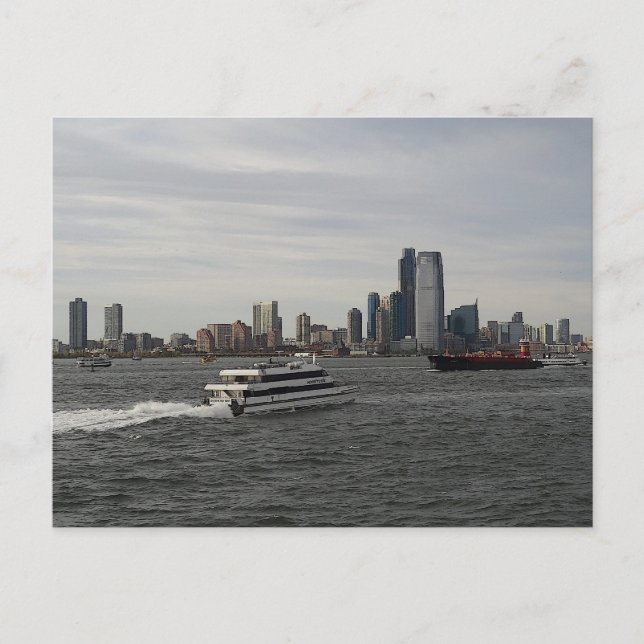 Carte postale Jersey City Skyline #1-1 (Devant)