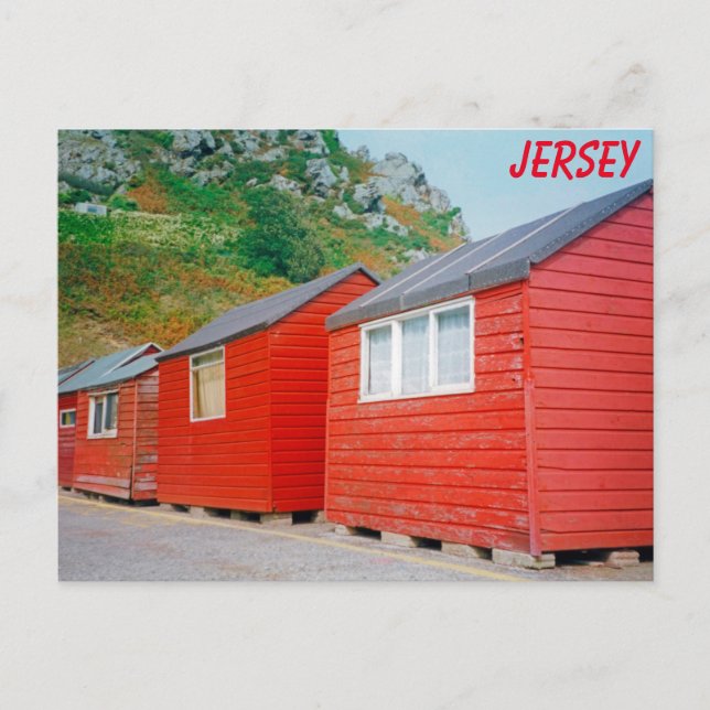 Carte Postale Jersey sheds (Devant)