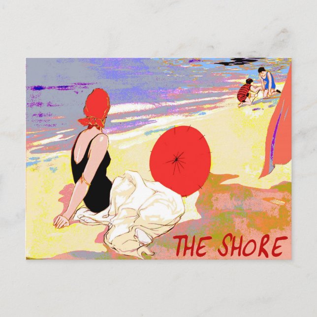 Carte Postale Jersey Shore Vintage (Devant)