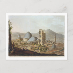Carte Postale Jérusalem avec l'Église du Saint Sépulcre, p