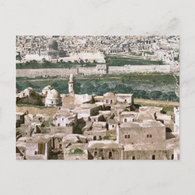 Carte Postale Jérusalem vers 1900 (Devant)