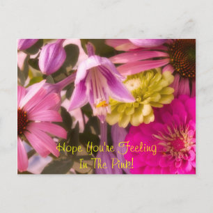 Carte Postale J'espère que vous vous sentez dans le rose !