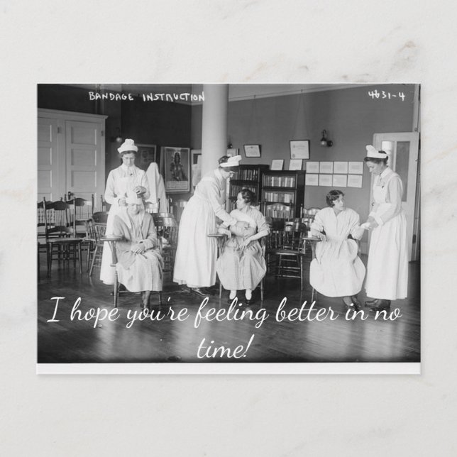 Carte Postale J'espère que vous vous sentez mieux dans No Time P (Devant)