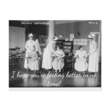 Carte postale : J'espère que vous vous sentirez mi