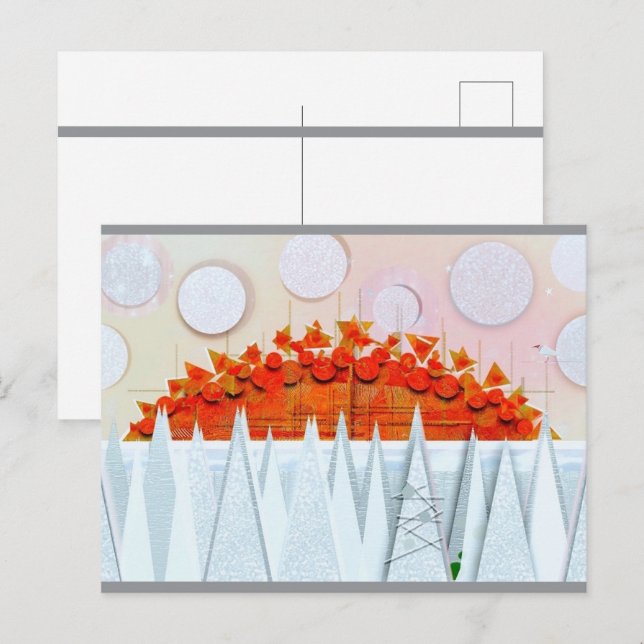 Carte Postale JESSICA ANNE FRANK "WINTER" Thank You Card (Devant / Derrière)