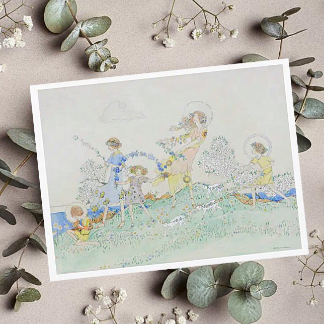 Carte postale Jessie M. King pour la journée d'été (Créateur téléchargé)