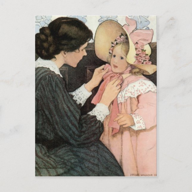 Carte Postale Jessie Willcox Smith Fête de la mère de l'enfant (Devant)