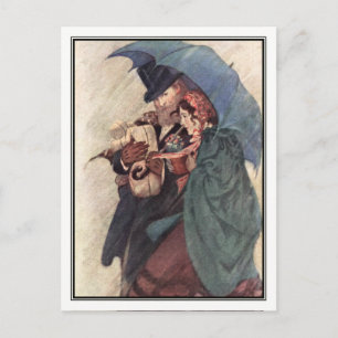 Carte Postale Jessie Willcox Smith - Jo et le professeur Bhaer