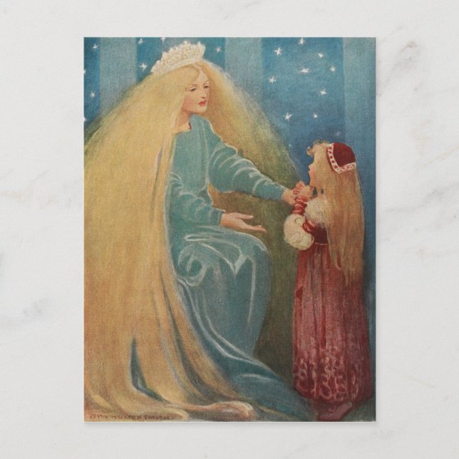 Carte Postale Jessie Willcox Smith - La Princesse et le Gobelin (Devant)
