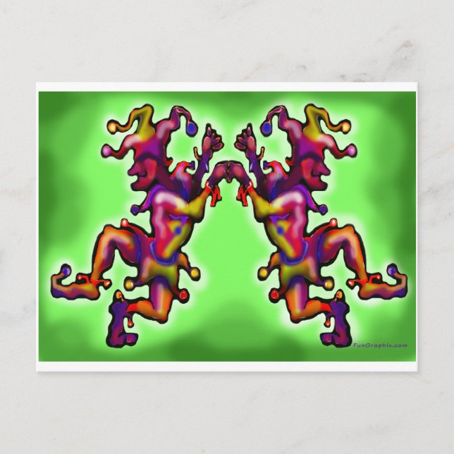 Carte Postale Jesters (Devant)