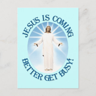 Carte Postale Jésus arrive