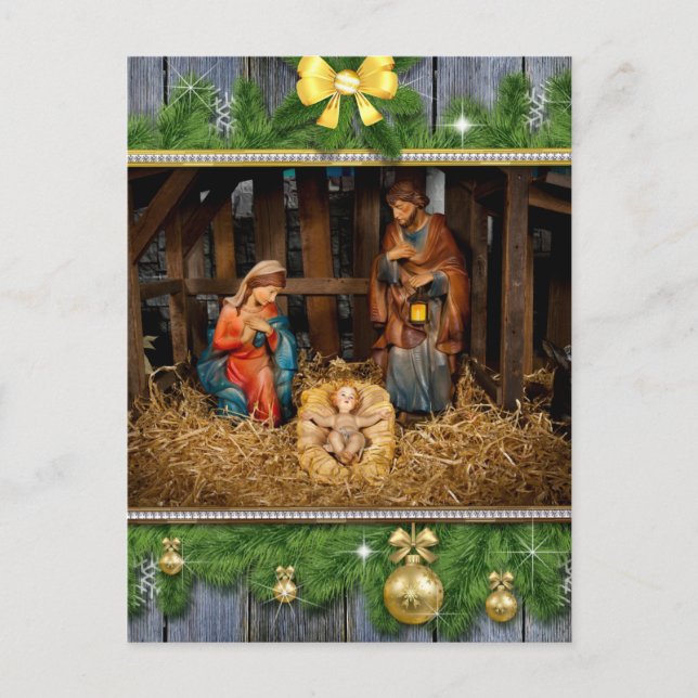 Carte Postale Jesus born (Devant)