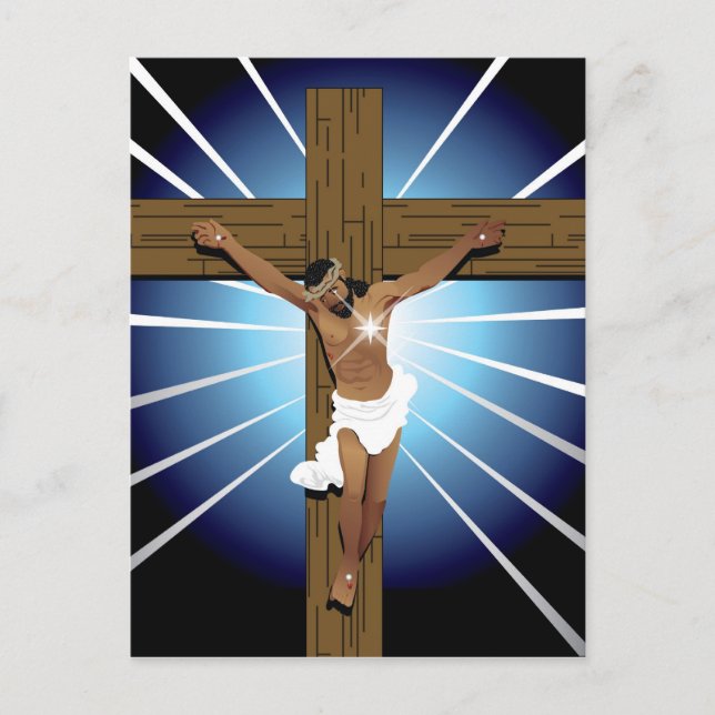 Carte Postale Jésus-Christ Abstrait (Devant)