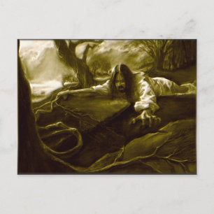 Carte Postale Jésus Christ agonie dans le jardin de Gethsémani