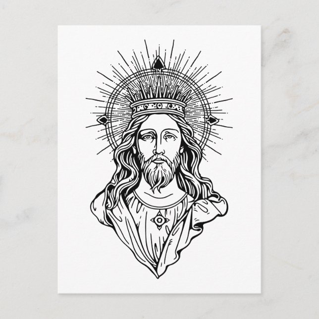 Carte Postale Jésus Christ Art (Devant)