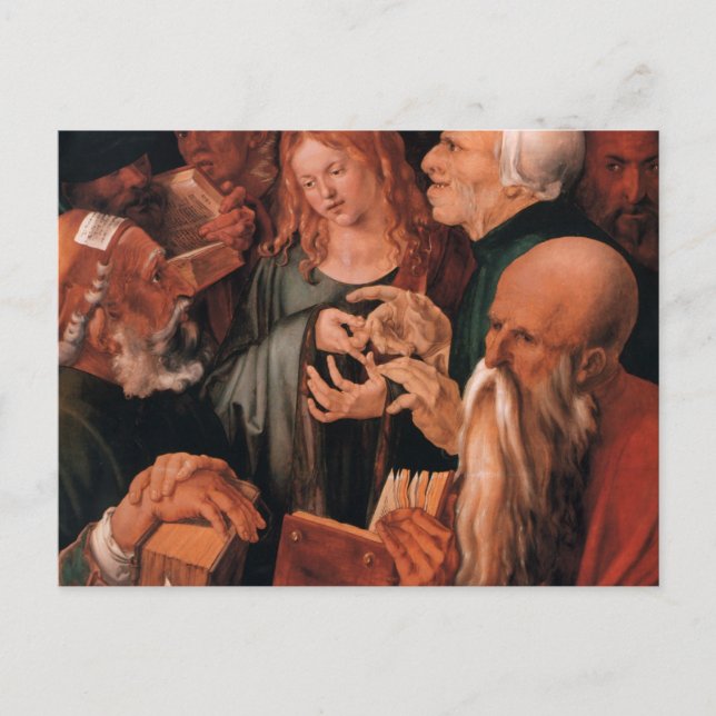 Carte Postale Jésus-Christ au milieu des Docteurs (Devant)