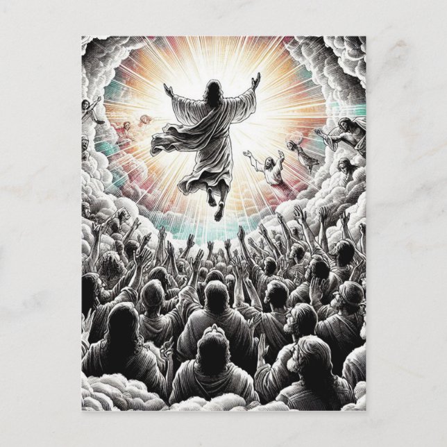 Carte Postale Jésus Christ Le Rapace Art Religieux Chrétien (Devant)
