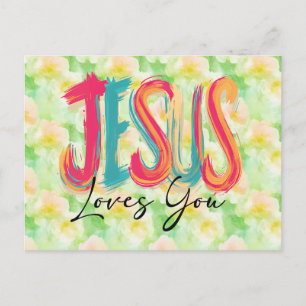 Carte Postale Jésus Christ vous aime
