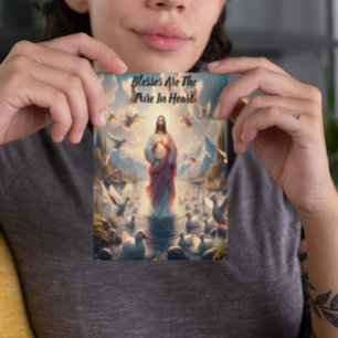 Carte Postale Jésus Ciel Serein de Canards
