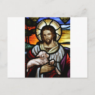 Carte Postale Jésus comme le bon portrait du berger