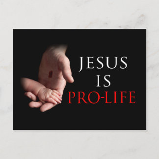Carte Postale Jésus Est Pro-Vie