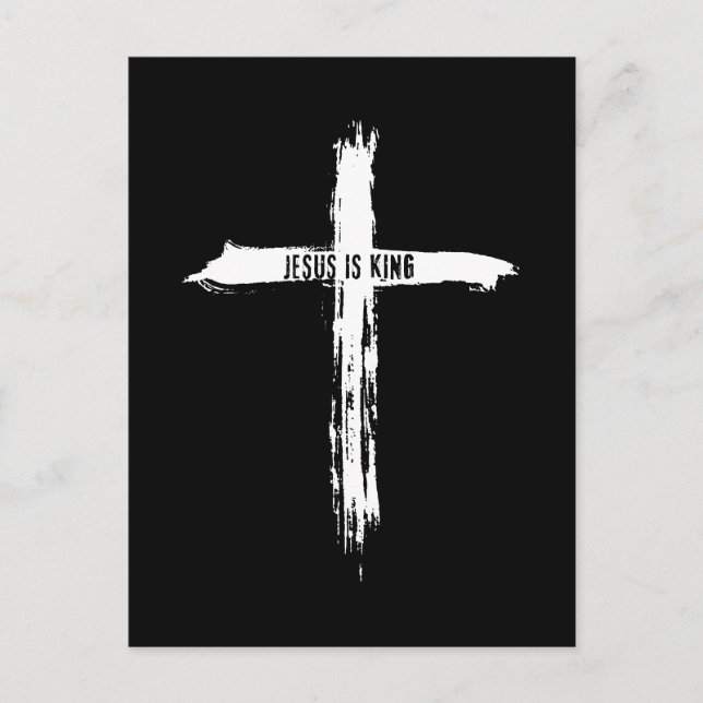 Carte Postale Jésus est roi (Devant)