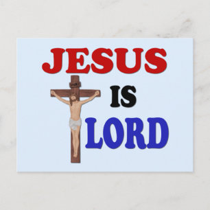 CARTE POSTALE JÉSUS EST SEIGNEUR
