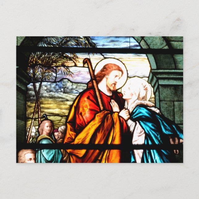 Carte Postale Jésus et Marie (Devant)
