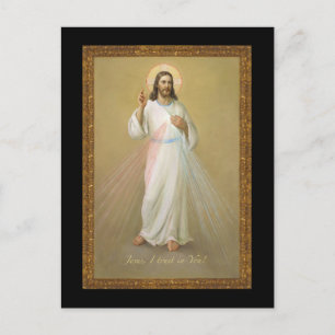 Carte Postale Jésus J'Ai Confiance En Toi
