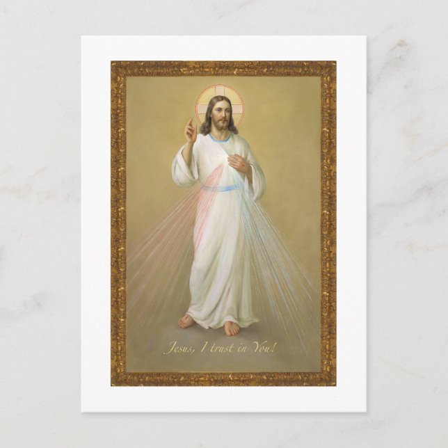 Carte Postale Jésus J'Ai Confiance En Toi (Devant)