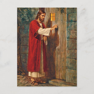 Carte Postale Jésus Knocks