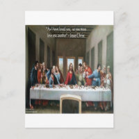 Jésus @ la Dernière Cène "Aimez-vous les uns les a