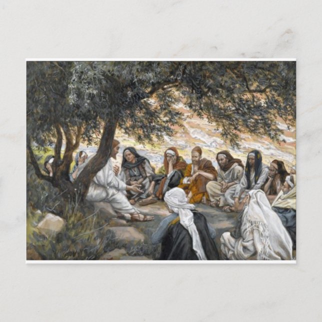 Carte Postale Jésus La Foi Bénissant Christ Inspirationnel (Devant)