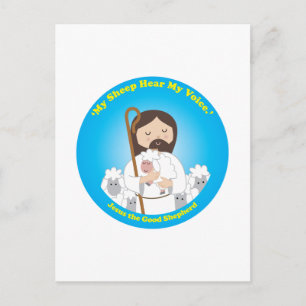 Carte Postale Jésus le Bon Pasteur