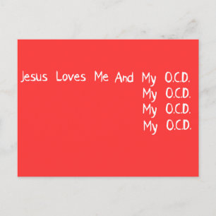 Carte Postale Jesus Loves Me
