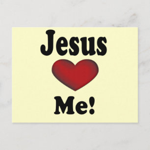 Carte Postale Jésus m'aime